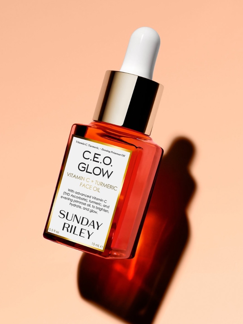 Sunday Riley C.E.O. Glow Vitamin C + Turmeric Face Oil 15mL NEW ✨ Damaged Box